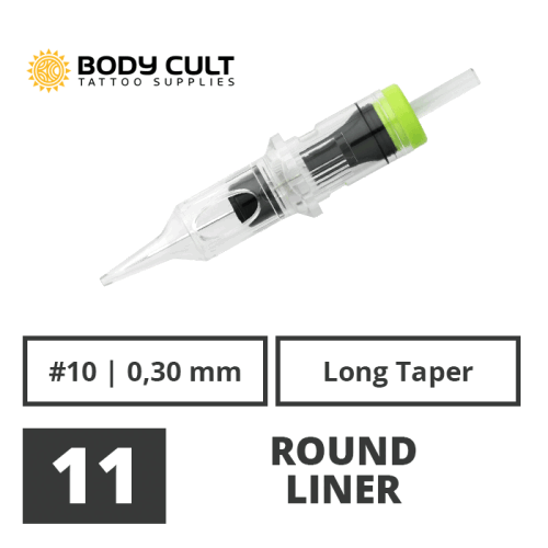 BODY CULT - Tattoo Cartridges - 11 Round Liner 0,30 LT -...
