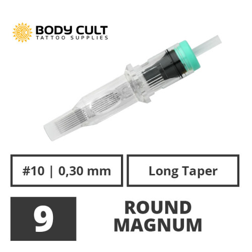 BODY CULT - Tattoo Cartridges - 9 Round Magnum 0,30 LT -...