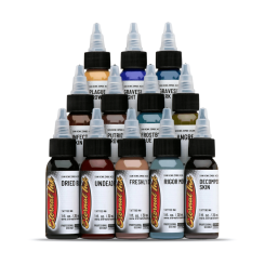 ETERNAL INK - K&uuml;nstlerfarbe - Dan Henk Zombie Colors Set - 10 Farben - 30 ml