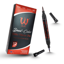 DUAL COLOR - Tattoo Marker - Red and Purple Color