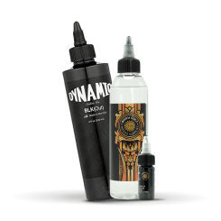 Dynamic - Tattoo Color Bundle - BLKout Ink 240 ml with...
