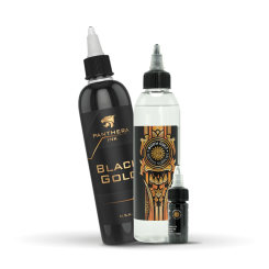 Panthera Ink - Tattoo Colors Bundle - Black Gold 150 ml...