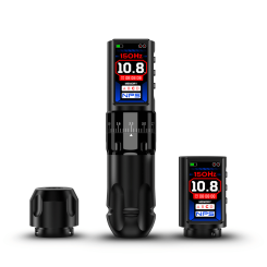 Wireless Tattoo Pen - Schwarz - 2x Power Pack - Typ 7