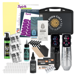 Tattoo Starter Kit - with case - Black & Grey Set...