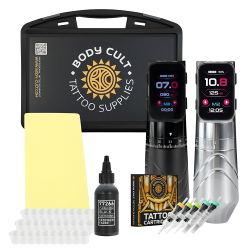 Tattoo Starter Kit - mit Koffer - Essentials mit Tattoo Pen