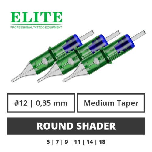 ELITE - Infini - Tattoo Nadelmodule - Round Shader 0,35...