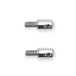Clipcord contact screws - Shiny stainless steel