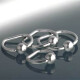 D-rings - Basic titan with titan ball  -  1,6 mm x 12 mm - 5 Pcs/Pack