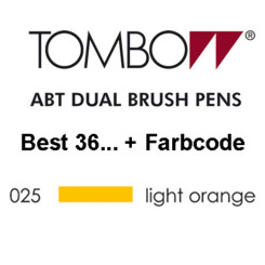 TOMBOW - ABT Dual Brush Pen - Licht Oranje