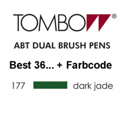 TOMBOW - ABT Dual Brush Pen - Dark Jade