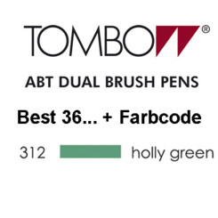 TOMBOW - ABT Dual Brush Pen - Holly Green - Discounted Item