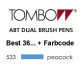 TOMBOW - ABT Dual Brush Pen - Peacock Blue - Discounted Item