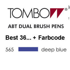 TOMBOW - ABT Dual Brush Pen - Diepblauw