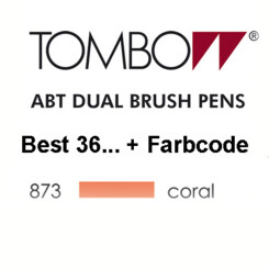 TOMBOW - ABT Dual Brush Pen - Coral