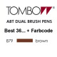 TOMBOW - ABT Dual Brush Pen - Brown