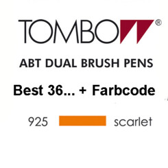 TOMBOW - ABT Dual Brush Pen - Scarlet