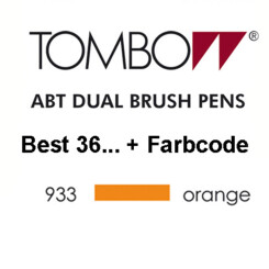 TOMBOW - ABT Dual Brush Pen - Orange