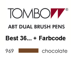 TOMBOW - ABT Dual Brush Pen - Chocolade