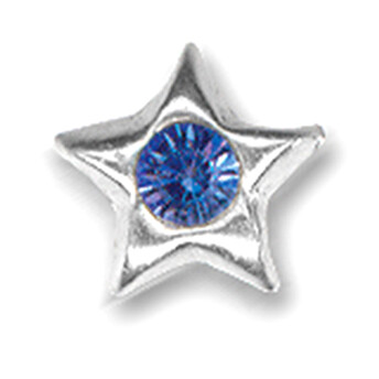 Star with crystal - blue