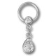 Hanger - Druppel met Swarovski-kristal