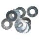 Flat washers and insulating washers