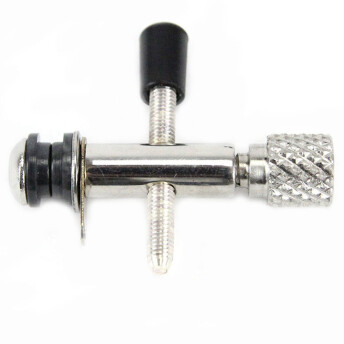 Stainless steel polished- with silcer contact screw