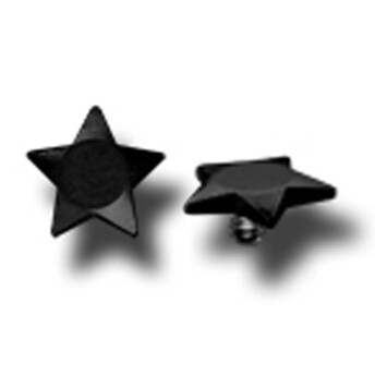 Star 1,2 mm x 4 mm Black Steel