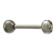 Barbell 4 mm16GA 3/8 with April Crystal Surgical Steel