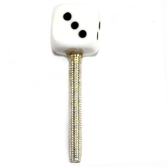 Silber mit Würfel - weiß