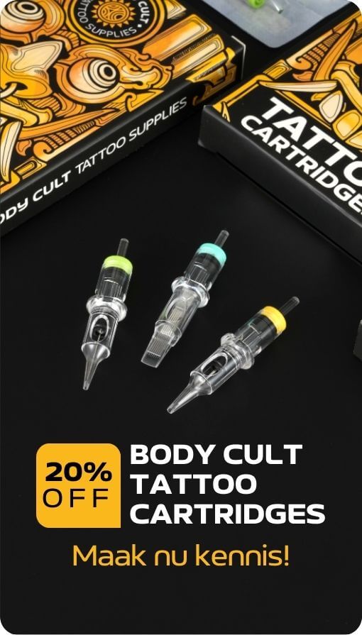 BODY CULT Tattoo Cartridges met 20 procent korting – professionele cartridge-naalden voor tattoo machines