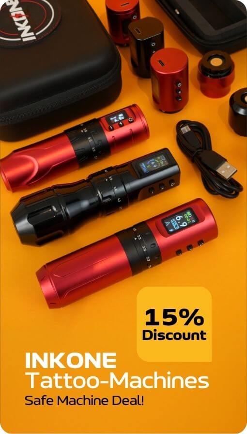 INKONE tattoo machines with 15 percent discount for wireless and professional tattoo use
